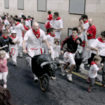 Running of the bulls with families