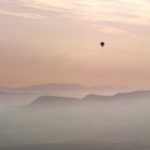 Balloon Floating over pamplona