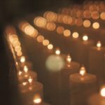 Candles in church