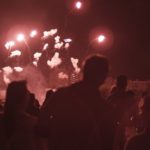 fireworks above ciudadela