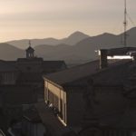 Pamplona City Hall at Sunset