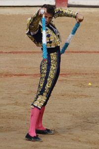 Juan José Padilla about to place the banderillas in Seville in 2009 - Foto Credit Alexander Fiske-Harrison