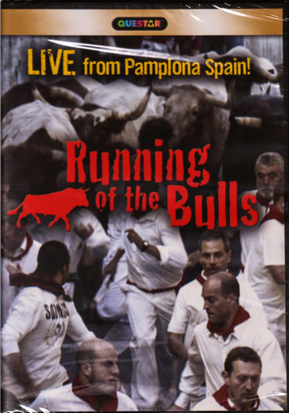DvD cover of Live From Pamplona Spain! Running of the Bulls