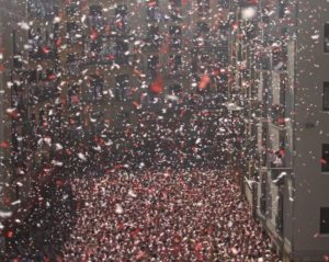 Pamplona Hotel Package with Opening Ceremonies Balcony