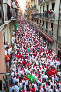 Estafeta street pamplona