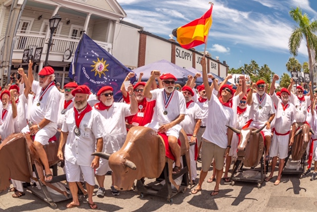 Running of the Bulls in Key West