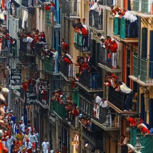 pamplona balcony rental for running of the bulls