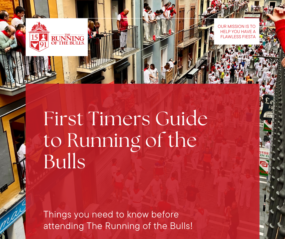 Title Image Introducing the First Timers Guide to Running of the Bulls Blop Post