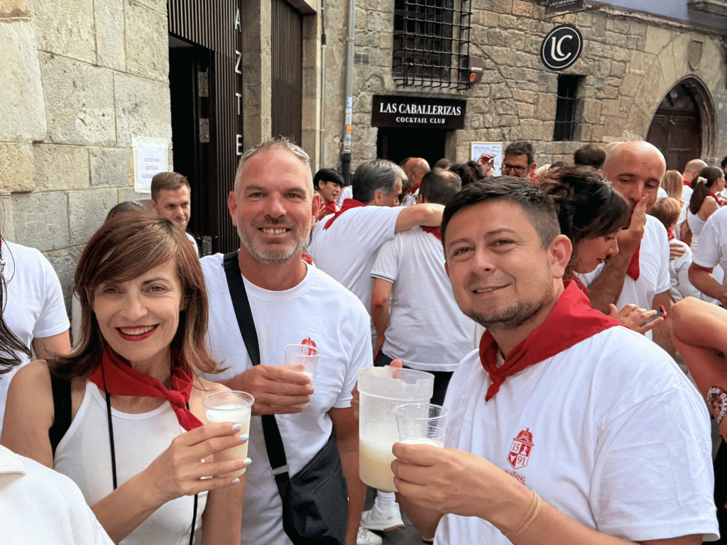 san fermin sorbete de limon in pamplona spain
